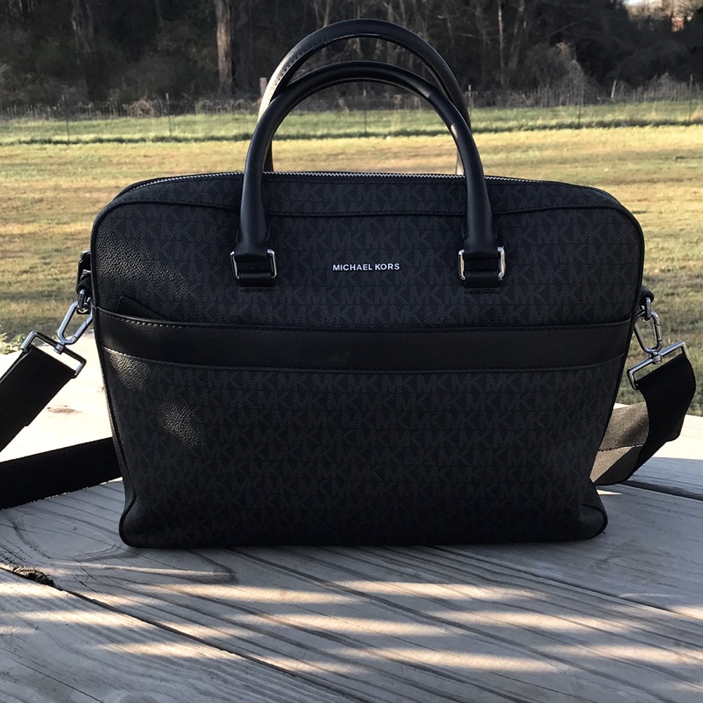 Michael Kors Harrison briefcase.